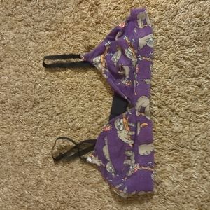 ❤️MeUndies Purple sloth bra